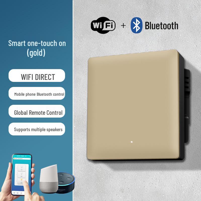 Умный выключатель WiFi в стиле граффити: Беспроводное управление по Bluetooth с помощью голосового пульта Alexa