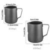 Milk / Coffee Latte Cappuccino Milk Foam Cup Frothing Jug Milk Frothing Pitcher Frother  Container