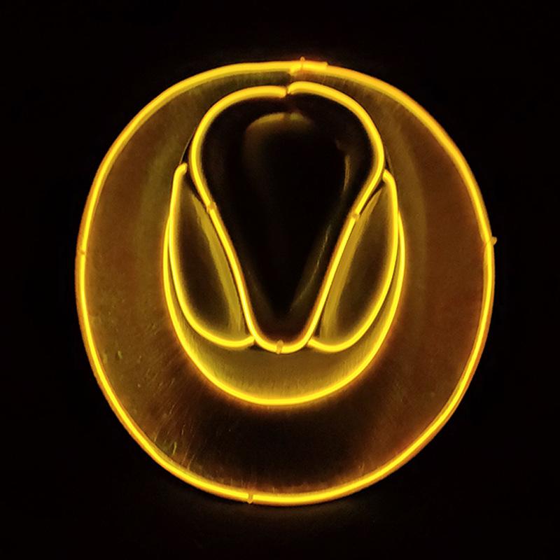 Темно-синяя матросская светодиодная светящаяся вышитая капитанская шляпа для фестивалей и выступлений