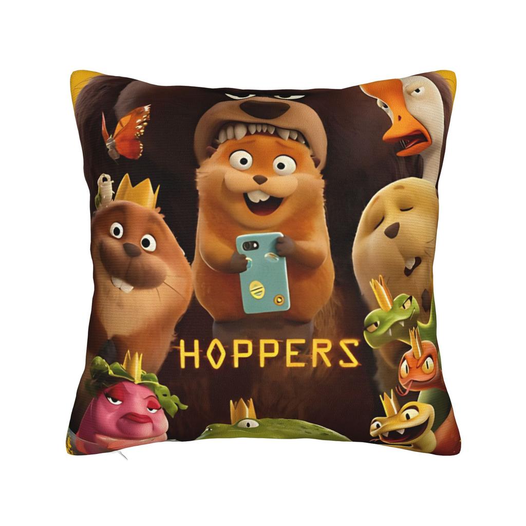 Retro Cartoon Tom Lizard Hoppers Square Pillow Case Cushion Cover Awesome Polyester Decorative Pillowcase for Home x