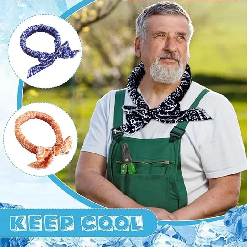 1-20PCS Summer Cooling Neck Scarf Instant Chill Breathable Ice Scarf Wraps for Camping Beach Travel Outdoor Activities