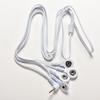 Lead Connecting Massager Cables Digital Buttons Electrode Wire Plug 2.5mm TENS