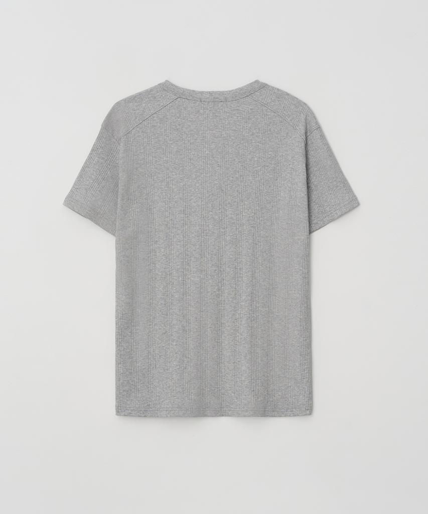 BILLIANT Muscle Fit Basic Henley Neck_Gray