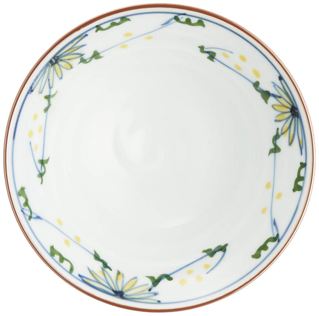 Хамато Хасами-яки, Косёгама, мини-пиала с цветком, зеленая, 2-18