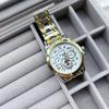 Men's watch classic fashion ultra-thin luminous double calendar steel belt quartz watch