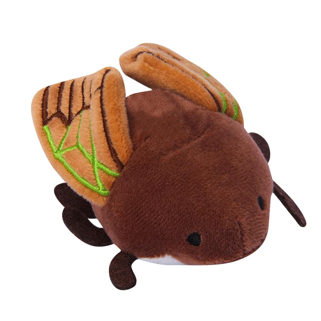 Брелок с плюшевой игрушкой серии Insect, креативный декоративный брелок-подвеска