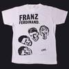 Футболка Franz Ferdinand 4 лица, короткий рукав, размер от S до 5XL, БЕЛЫЙ, CS099, Унисекс