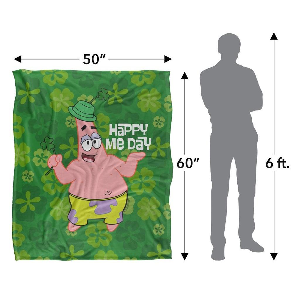 SpongeBob SquarePants Happy Me Day Silky Supersoft Blanket