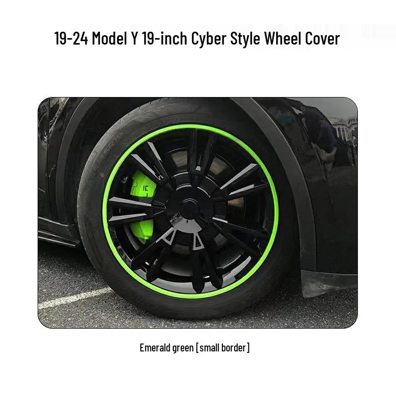19-24 Tesla Model Y Cybertruck Style 19-inch Wheel Covers: Full Coverage, Anti-Scratch Decor.