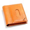 Leather Craftsman Dualline Bifold Genuine Tochigi with Pass Case and Commuter Pass DU013 CA Men's Wallet, Leather, Holder, (Caramel)