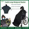 Yuqilin Windproof Winter Knee Blanket for Elderly Wheelchair Users