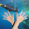 Silicone Swimming Fins Flipper Men Women Child Swim Pool Sport Professional Training Finger Hand Webbed Gloves Paddles Equipment