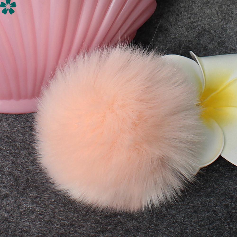 DIY Faux Fox Fur Fluffy Pompom Ball for Knitting Hat Hats