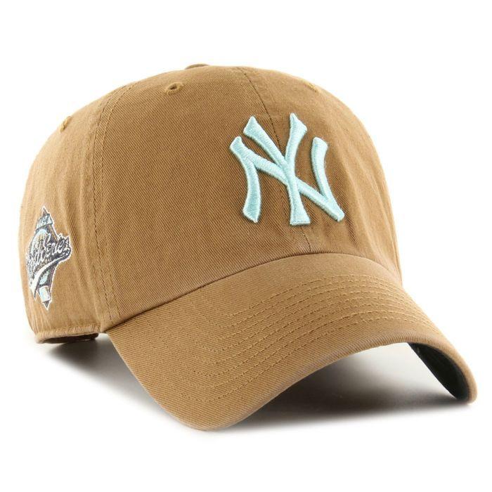 47 Brand Strapback Cap - WORLD SERIES New York Yankees Camel
