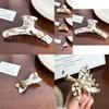 Sophisticated Acetate Hair Claw Clips In Vintage Milk Coffee Color For Chic Women's Hair Accessories