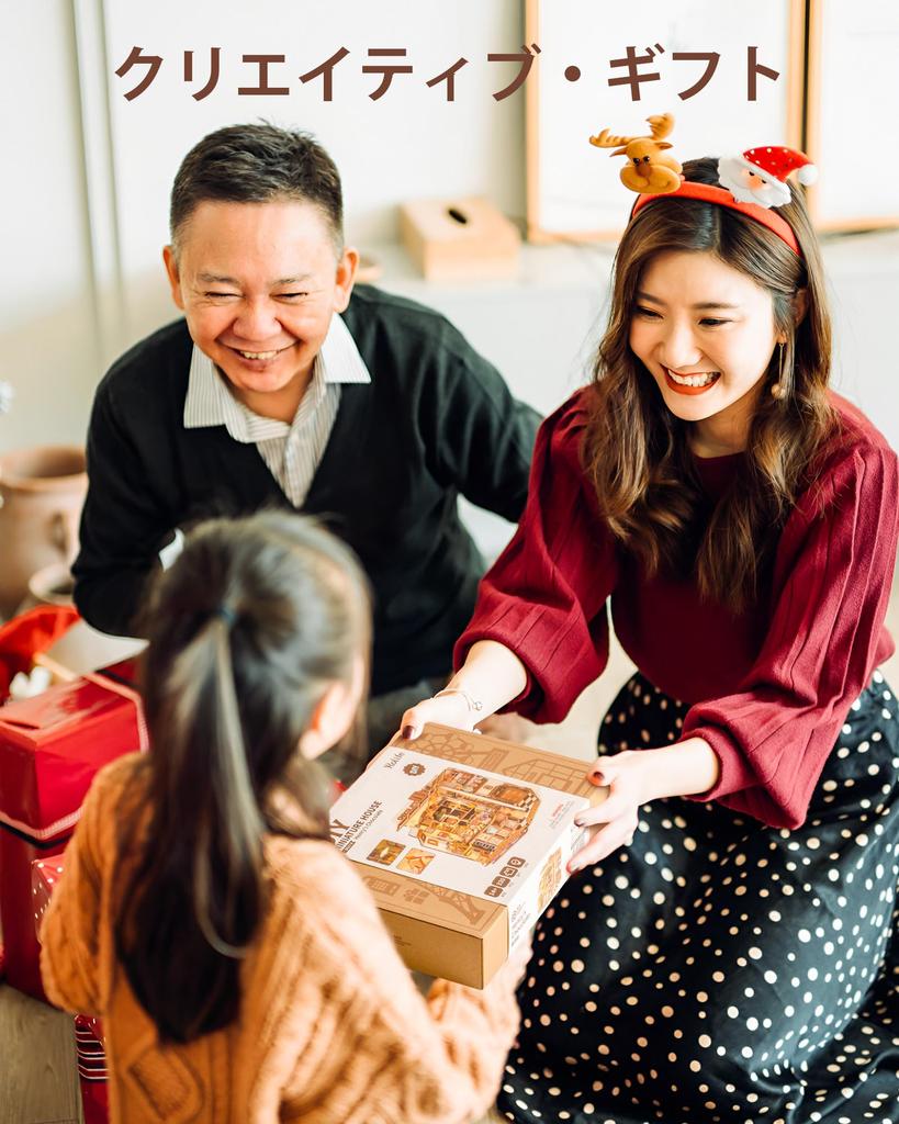 Rolife Набор миниатюрного дома Кукольный домик Сделай сам Светодиодный 3D-пазл Шоколадный магазин Набор для ручной работы Кукольный домик