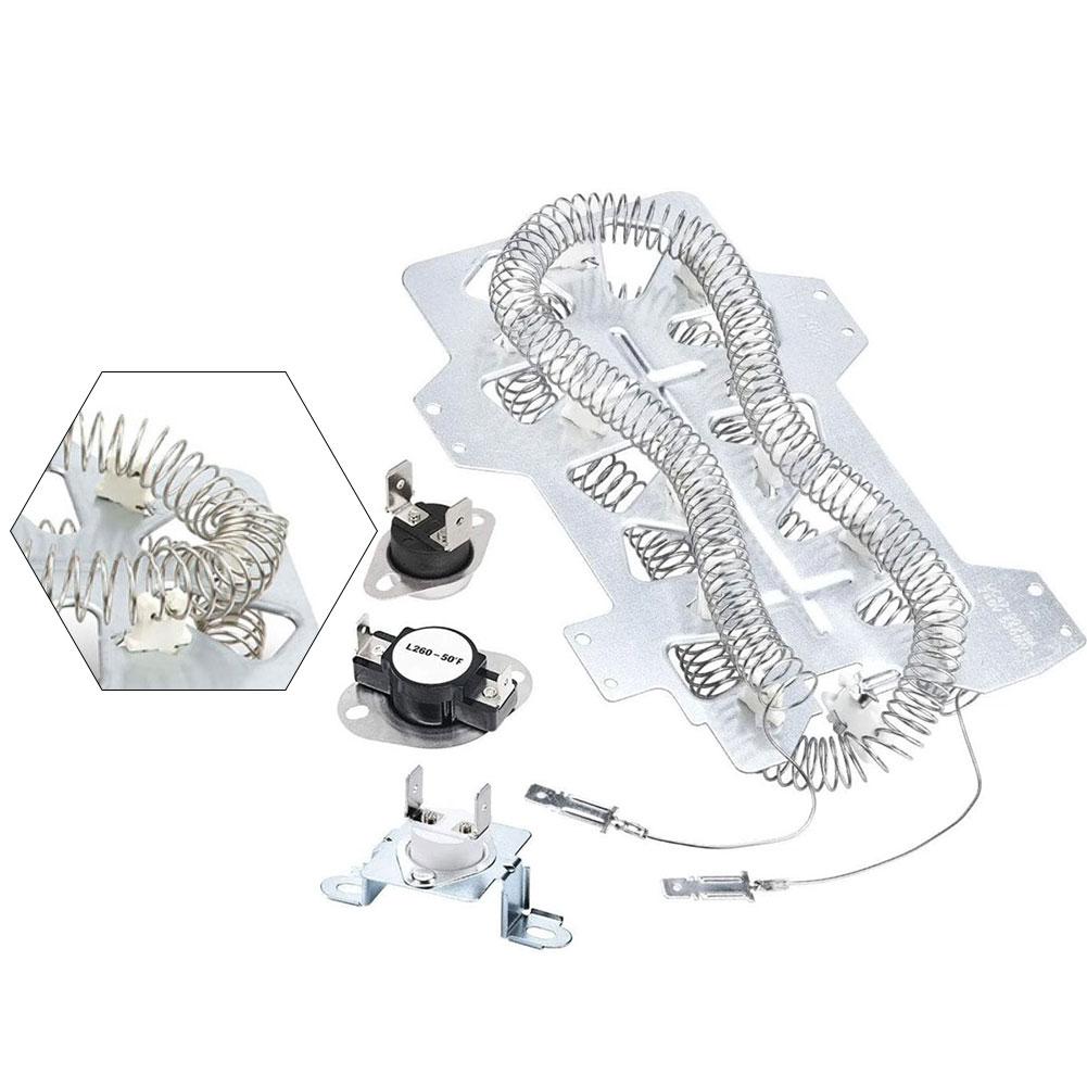 Heating Element Thermostat Replacement 95 Nickel-chromium Dryer Heating Element Comprehensive Repair Kit Easy Installation