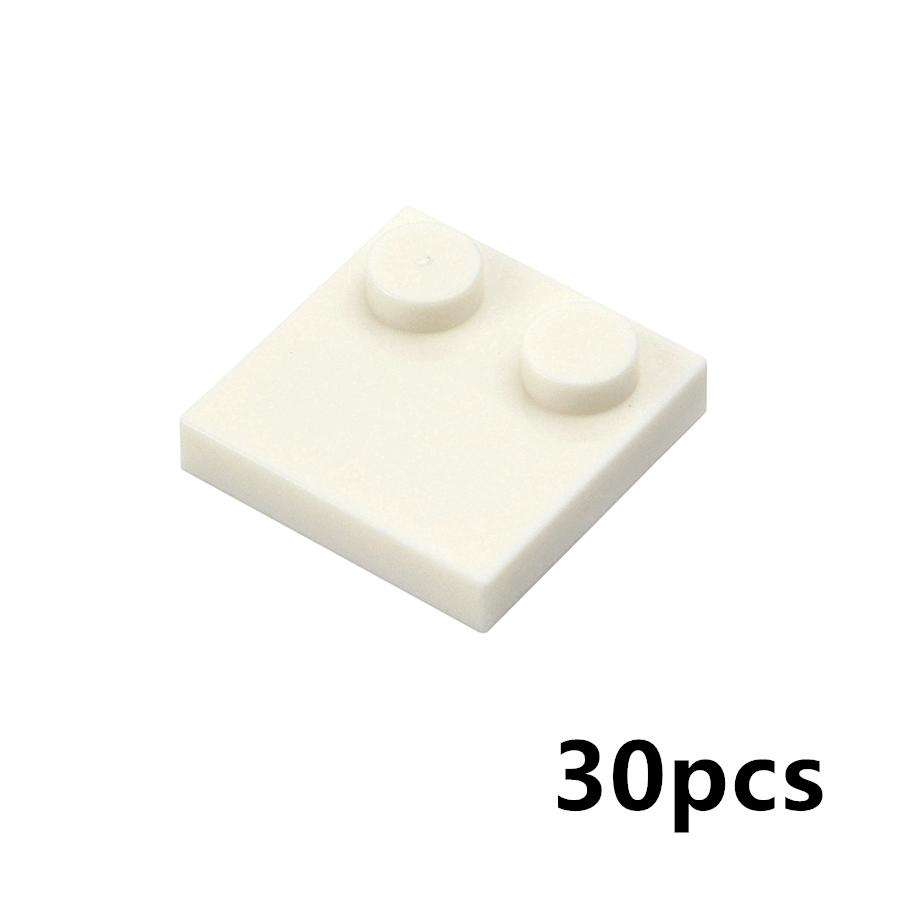 33909 Tile Accessories DIY Plastic Plates 30Pcs Building Blocks 2x2 Modified Thin Bricks MOC Compatible Educational Toys for Kid