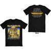 Черная футболка Iron Maiden 'Powerslave World Slavery Tour 1984'