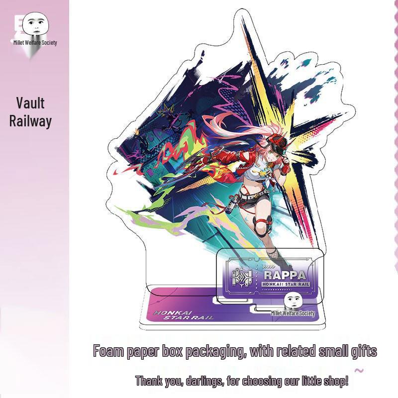 Набор Фигурок miHoYo Star Rail Светлячок Дань Хэн Луна: Ахерон, Авантюрин, Кафка, Серебряный Волк, Цзинлю, Сюэи Стенды