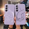 Мягкий силиконовый чехол Hand Lines для Xiaomi Redmi Note 13 Pro 13C Poco C65 Samsung A35 A55 M35 Huawei Honor 200 iPhone Camera Защитный противоударный чехол