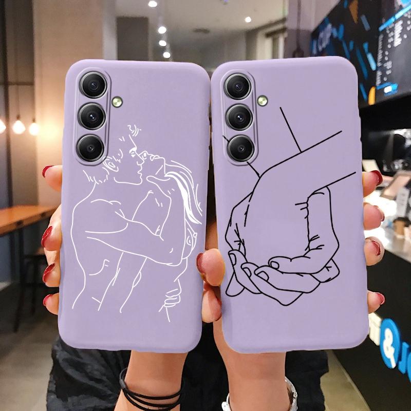Мягкий силиконовый чехол Hand Lines для Xiaomi Redmi Note 13 Pro 13C Poco C65 Samsung A35 A55 M35 Huawei Honor 200 iPhone Camera Защитный противоударный чехол