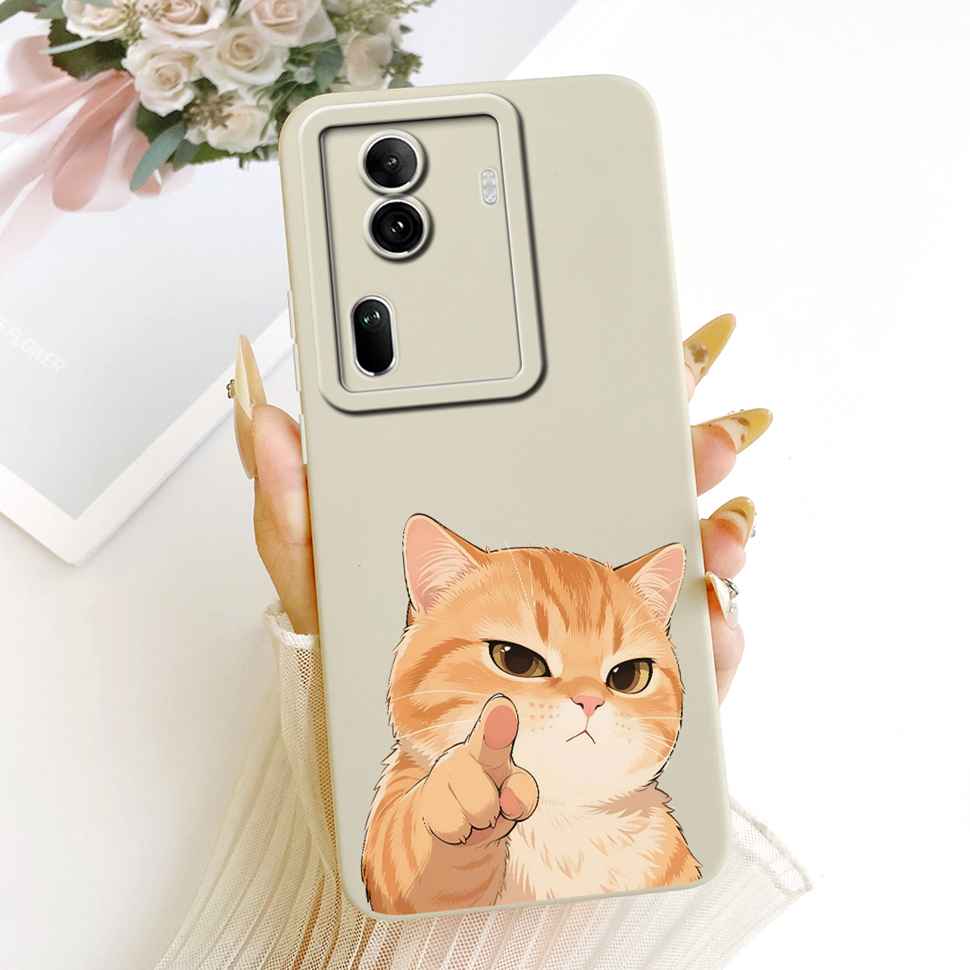 For Oppo Reno11 Pro 5G Case Fashion Cute Panda Cat Soft Silicone Back Cover For Reno11 Pro 5G CPH2607 Phone Cases Bumper