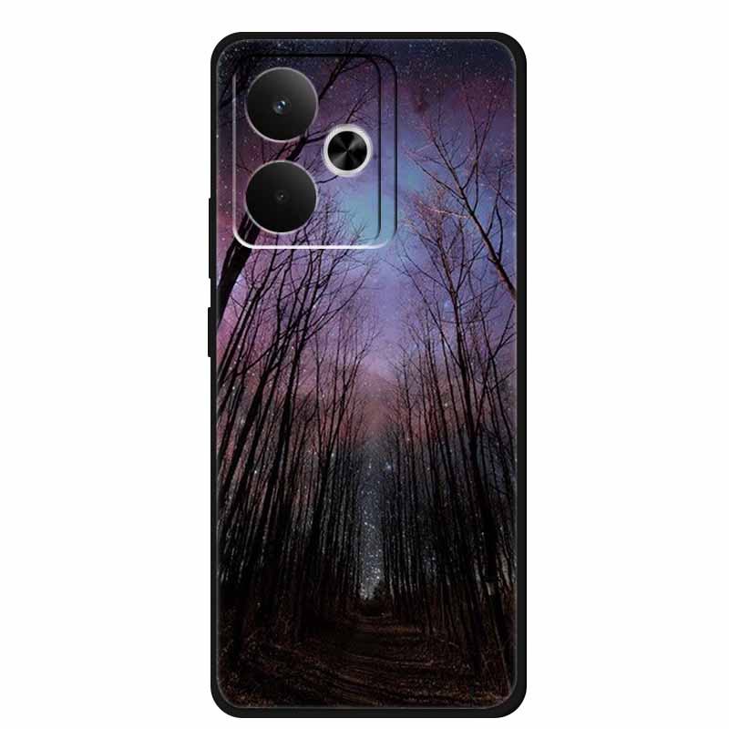Чехол для телефона Realme GT7 GT 7T 7 T Сумка Черный Силиконовый Мягкий Задний Чехол Для Realme 14 4G 15 Pro Чехлы Coque Защитный Корпус
