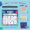 Reward Chart for Kids - 49 Big & 1,920 Mini Stickers, Behavior Chart for Kids at Home, Magnetic Chore Chart for Multiple Kids and Toddler 2-4 Years,