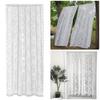 1Pcs Rod Pocket Lace Curtain 150x200cm Window Drape Shades New Sheer Curtain Living Room Decoration