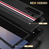 Деловой чехол-книжка без отпечатков пальцев для Samsung Galaxy Z Fold7 5G Fold 7 6 5 Fold6 Fold5 Fold3 Fold4 Fold 4 3 Тонкий чехол