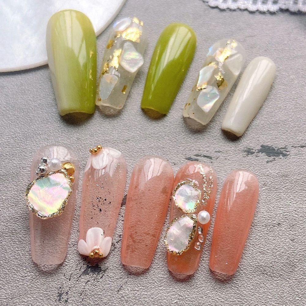 Slices Shell Fragments Ornament Nail Art Abalone Slices Nail Art Decorations