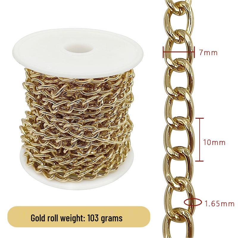 Трансграничное DIY ожерелье ручной работы: Полуфабрикаты из металла и алюминия, цепочки, ювелирная фурнитура