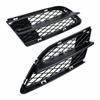 1 Pair Front Bumper Lower Fog Light Mesh Grill Left Right Compatible For 3 Series 318i 320i 325i