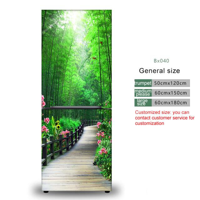 28 стилей наклейка на холодильник полная пленка кухонная утварь самоклеящаяся водостойкая двойная дверь морозильная камера украшение для шкафа художественная роспись