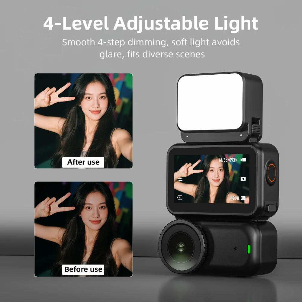 Fill Light for DJI OSMO Nano Accessories Video Lights Magnetic IPX4 Waterproof Photography Lighting Light 600mAh Rechargeable