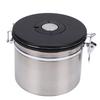 Coffee Canister 2.5L Airtight Stainless Steel Kitchen Food Storage Container with Lid Date Tracker Scoop for Grounds