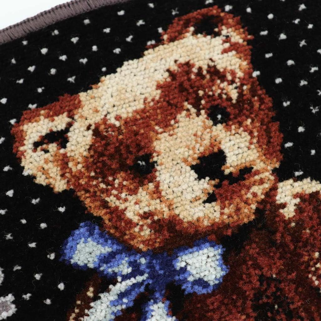 PAUL JOE ACCESSOIRES Носовой платок с плетением из синели Полотенце для рук с плюшевым мишкой 25 см PAUL JOE ACCESSOIRES & (черный) Женщины Приблизительно. & 000469-0002-03