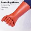 12KV High Voltage Electrical Insulating Gloves Anti-electricity Protect Professional Rubber Electrician Safety Gloves Work Tools