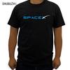 SpaceX Space X Логотип Футболка Мужская Популярная На заказ Короткий рукав Парней Большого размера футболка новая модная одежда