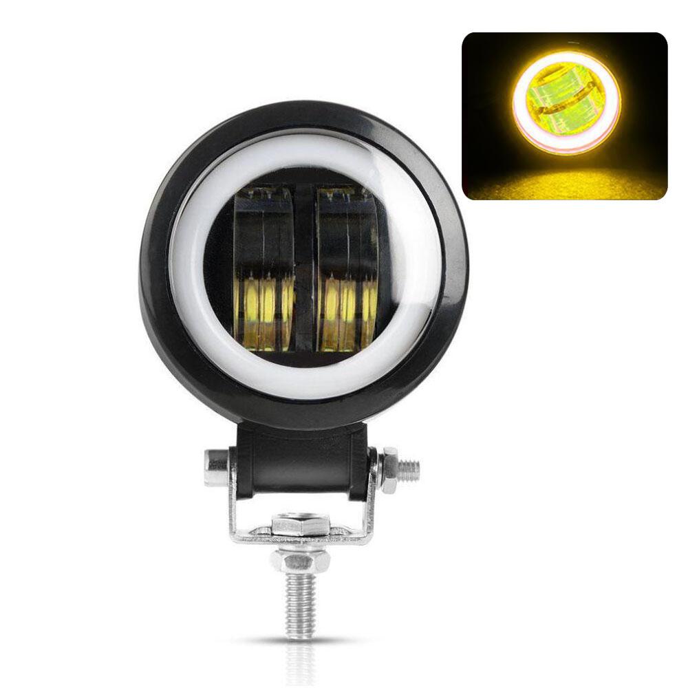 3INCH 20W Motorcycle LED Angel Eye Work Light Bar Spot Lamp Offroad Car Boat Truck SUV Pickup 12V 24V Driving Fog Lamp Headlight