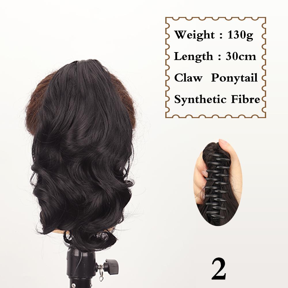 LISI HAIR Синтетические короткие волнистые зажимы для волос в хвосте, наращивание хвоста, 12 дюймов, светлый конский хвост для женщин, повседневная вечеринка