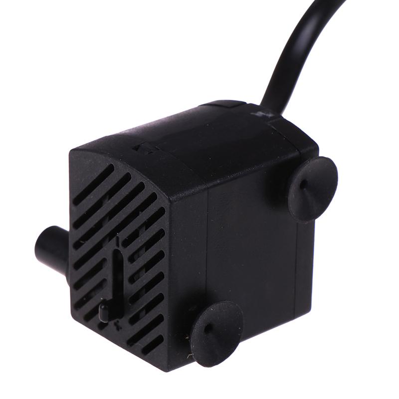 1PCS EU Plug Mini Submersible Water Pump AC 220V 2W Rate Waterproof Pump 1.1M