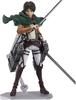 Attack On Titan Action Figure, Attack On Titan Figure, Attack On Titan Figure, High-definition Precision Modeling, Weapon Equipment, 5.9 Inches T