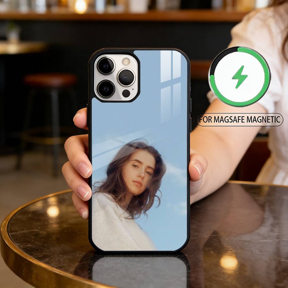 Чехол для телефона Singer C-Clairo Charm для iPhone17,16,15,14,13,12,11 Plus,Pro Max Магнитный Для Magsafe Беспроводной Зарядки