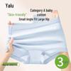 Yalu Women's A-Grade Pure Cotton Safety Shorts 3-Pack
