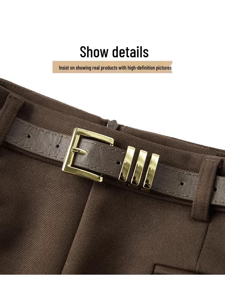 Женская ангоровая красная твидовая юбка А-силуэта миди - Мода осень/зима 2024, Высококачественная прямая юбка-футляр средней длины