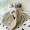 Solid Color Dog Blanket Washable Pet Blanket Soft Cat Bed Blanket  Pet