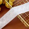 3meters/lot 4.5cm Wide Paper White Cotton Embroidered Lace Fabric Accessories Hairpin Children Cloth Curtain Material