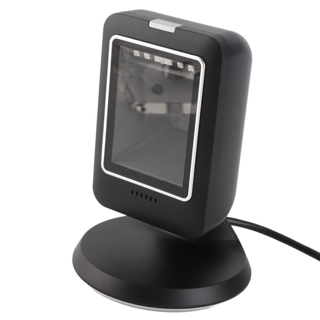 2D Беспроводной сканер штрих-кода QR Всенаправленный USB Проводной Настольный считыватель для розничного магазина